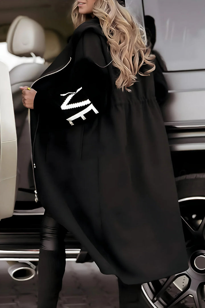 Paula | Knitted Sleeves and Hood Jacket