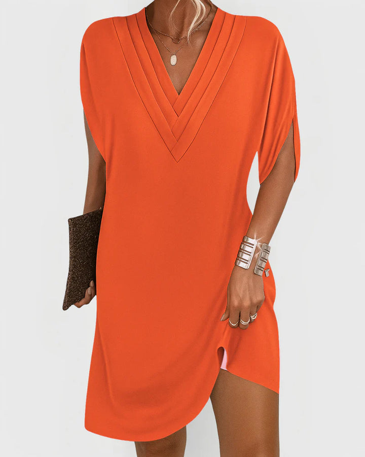 Leviana | Elegant Dress with V-Neckline