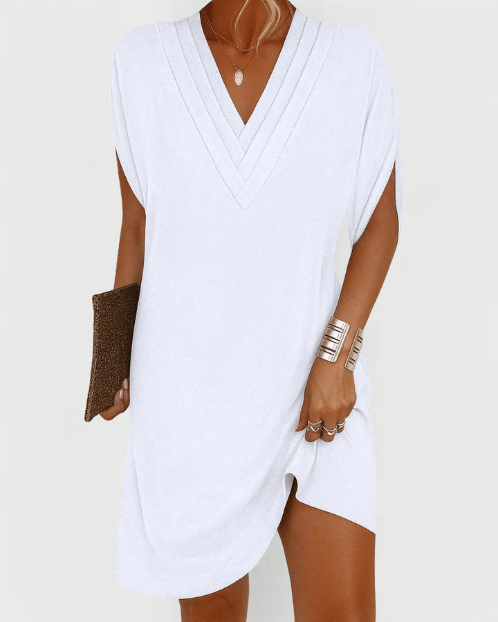 Leviana | Elegant Dress with V-Neckline