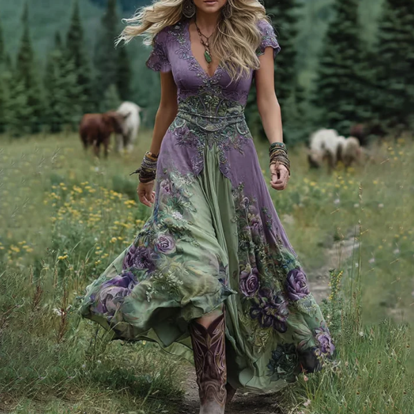 Pamela | Flowy Floral Dress