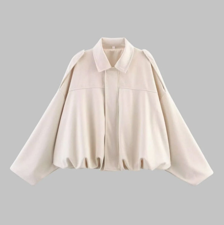 Cole | Women's Faux Suede Bomber Jacket