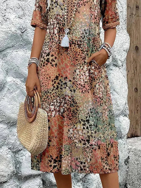 Lina | Lightweight Dress with V-neck