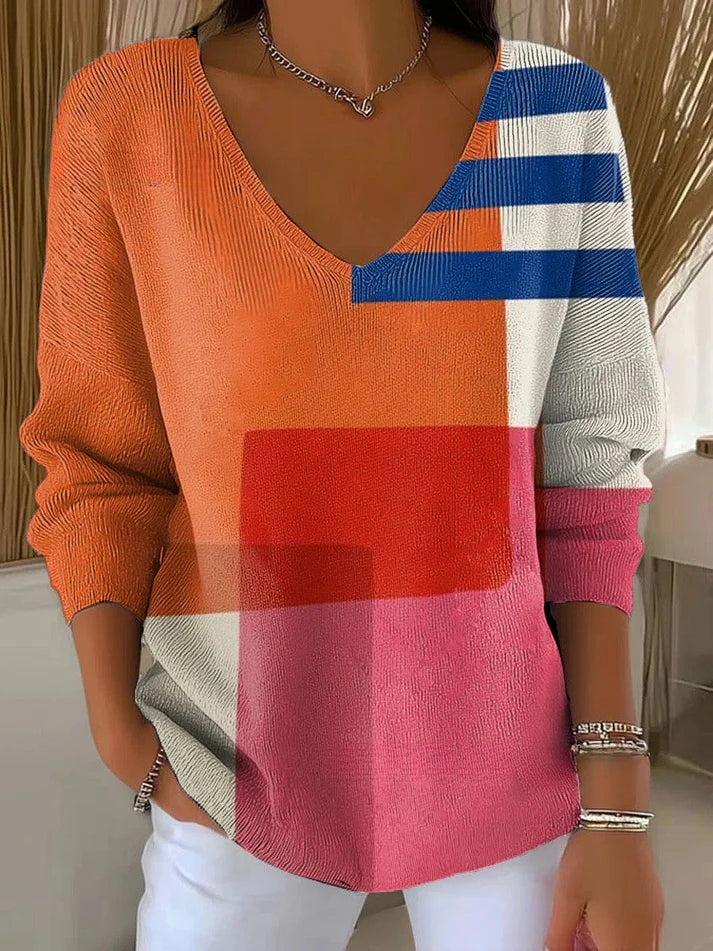 Nyla | V-Neck Knitted Sweater