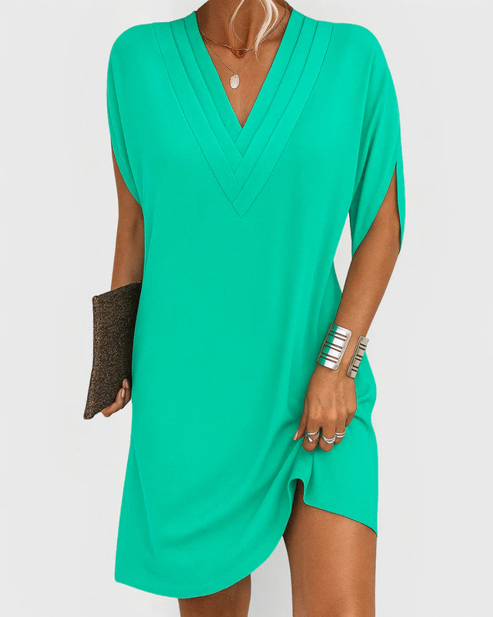 Leviana | Elegant Dress with V-Neckline