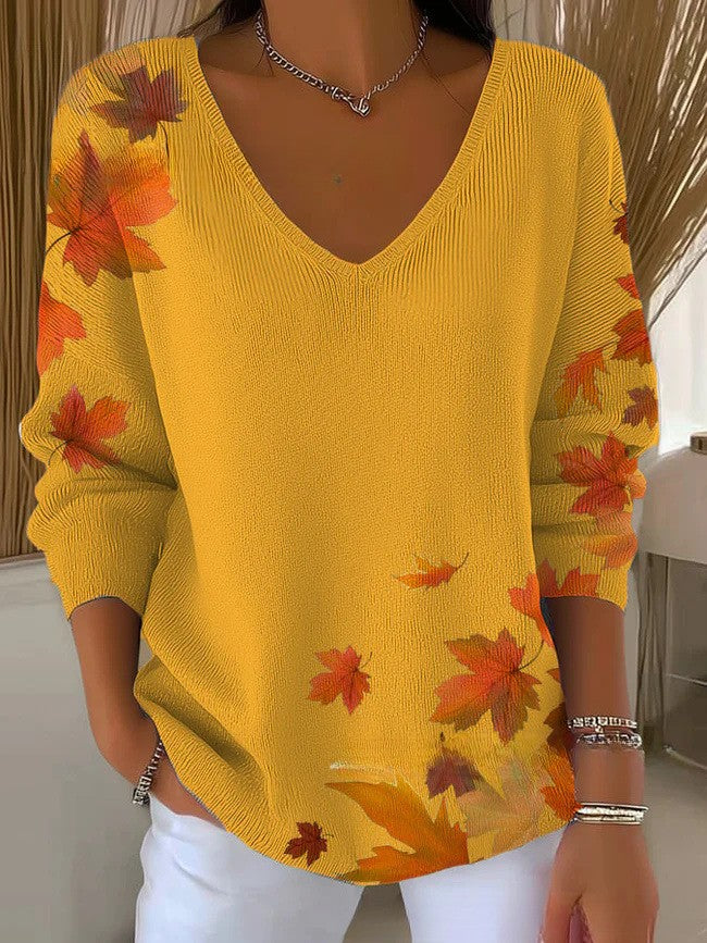 Nyla | V-Neck Knitted Sweater