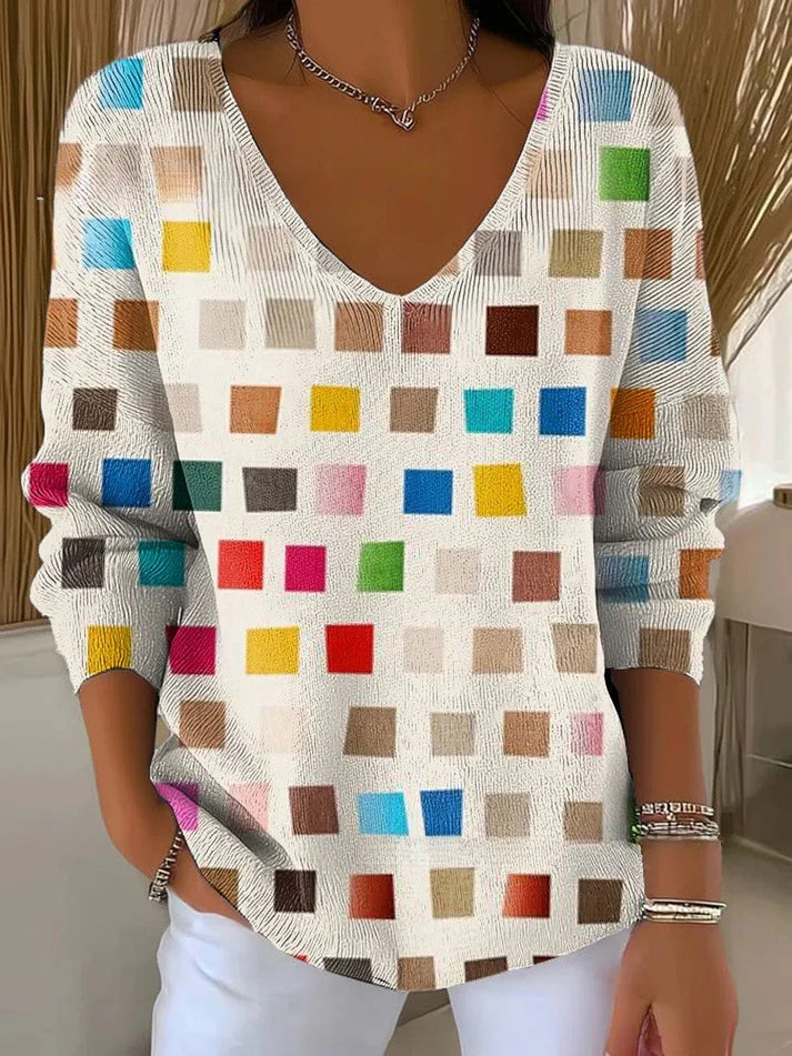 Nyla | V-Neck Knitted Sweater