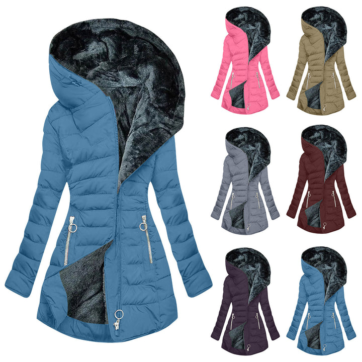 Nora | Elegant Down Jacket With Oversized Hood