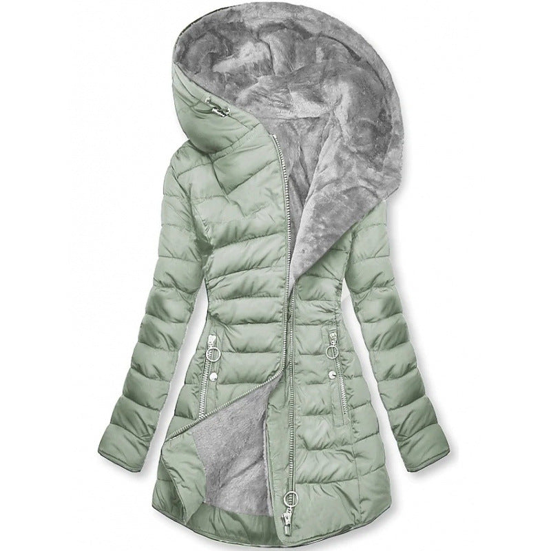 Nora | Elegant Down Jacket With Oversized Hood