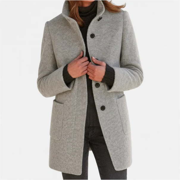 Tori | High Collar Coat