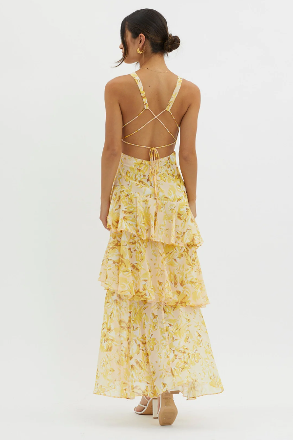 Faye | Bloom Shift Midi Dress