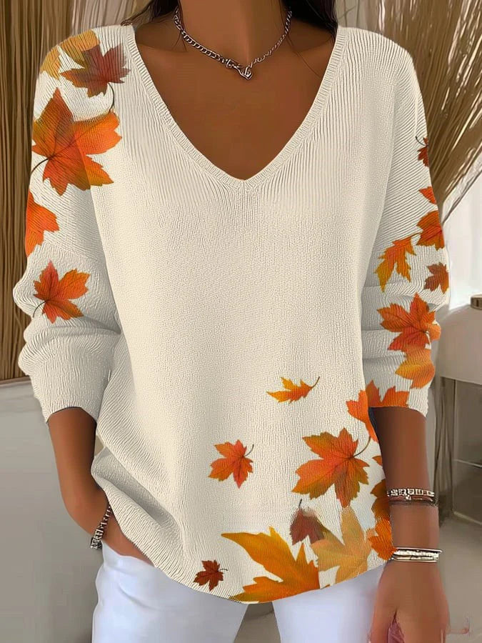 Nyla | V-Neck Knitted Sweater
