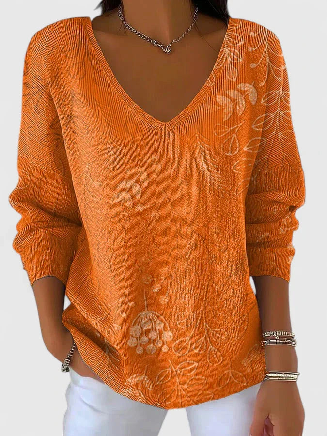 Nyla | V-Neck Knitted Sweater