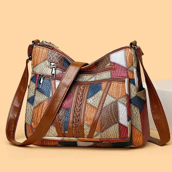 Sandy | Mosaic Leather Handbag