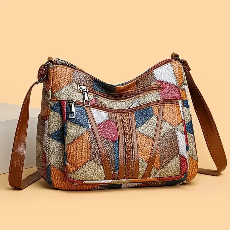 Sandy | Mosaic Leather Handbag