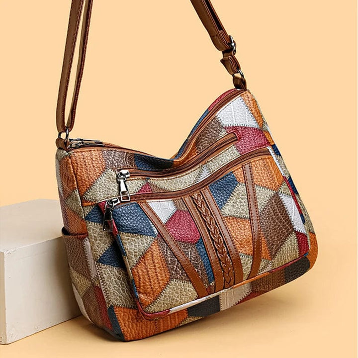 Sandy | Mosaic Leather Handbag
