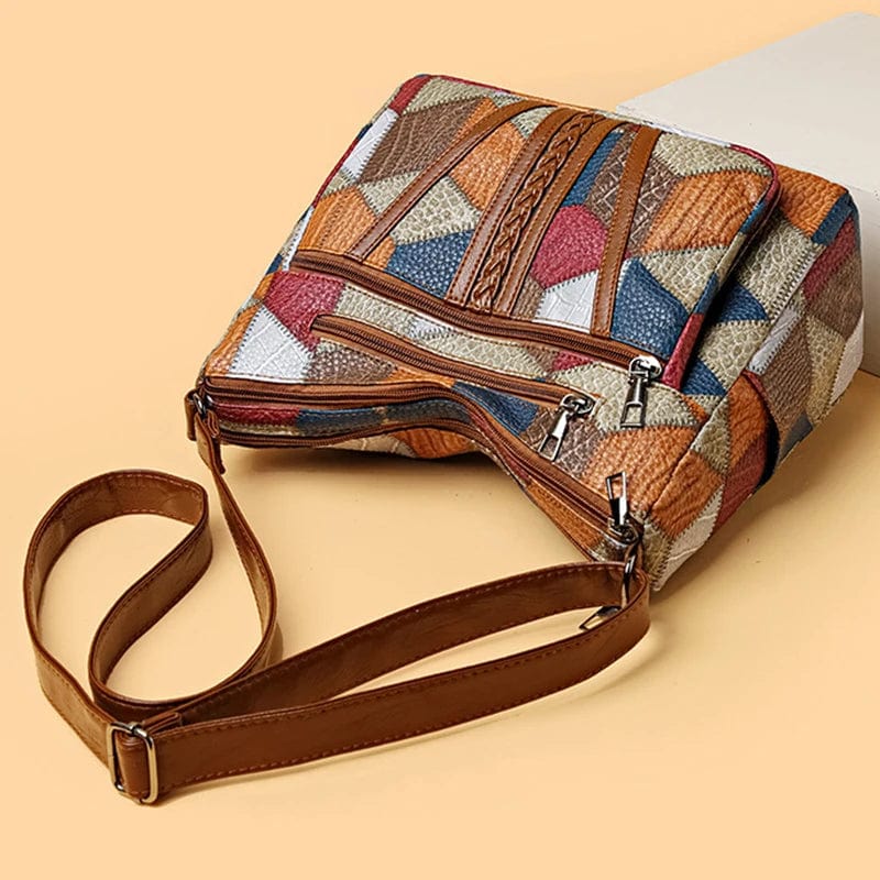 Sandy | Mosaic Leather Handbag