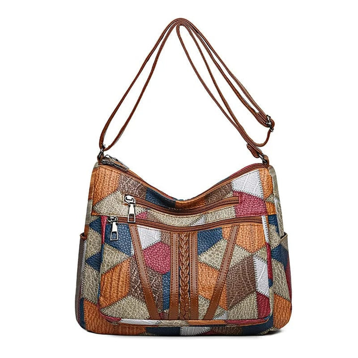 Sandy | Mosaic Leather Handbag